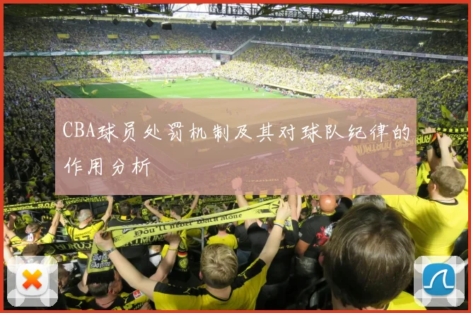 CBA球员处罚机制及其对球队纪律的作用分析